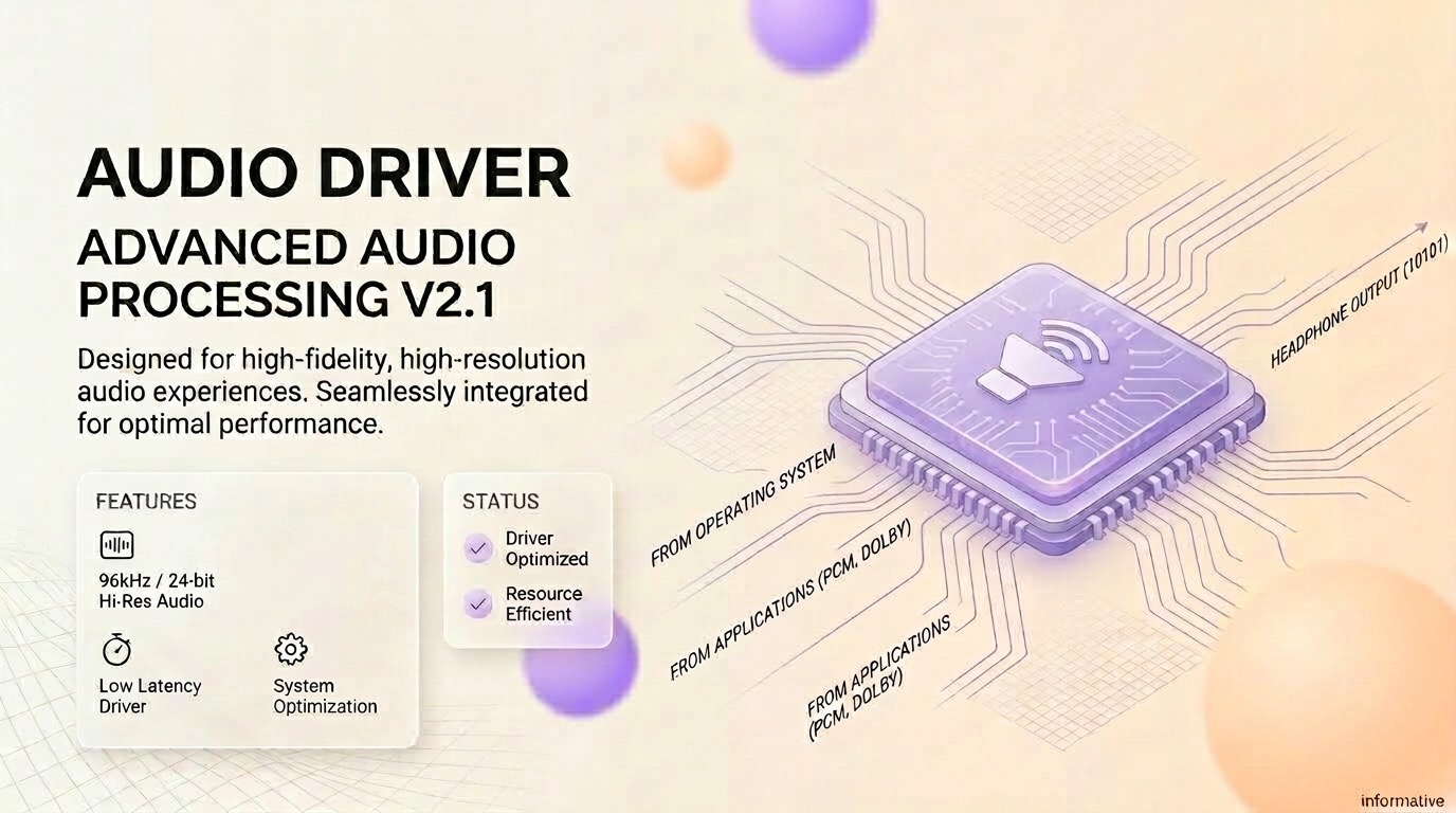 Advanced audio processing v2.1 with 96kHz / 24-bit hi-res audio
