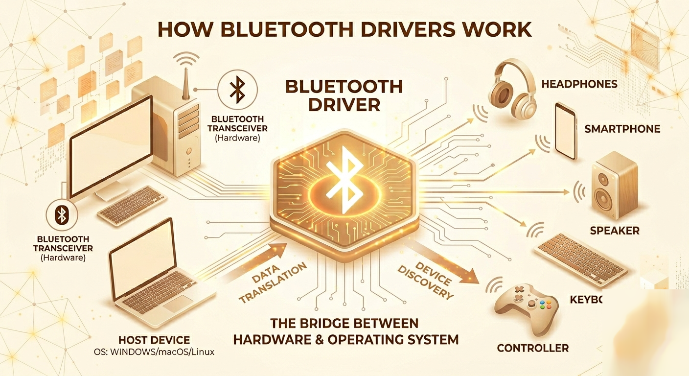 How Bluetooth drivers work: the bridge between hardware and the operating system