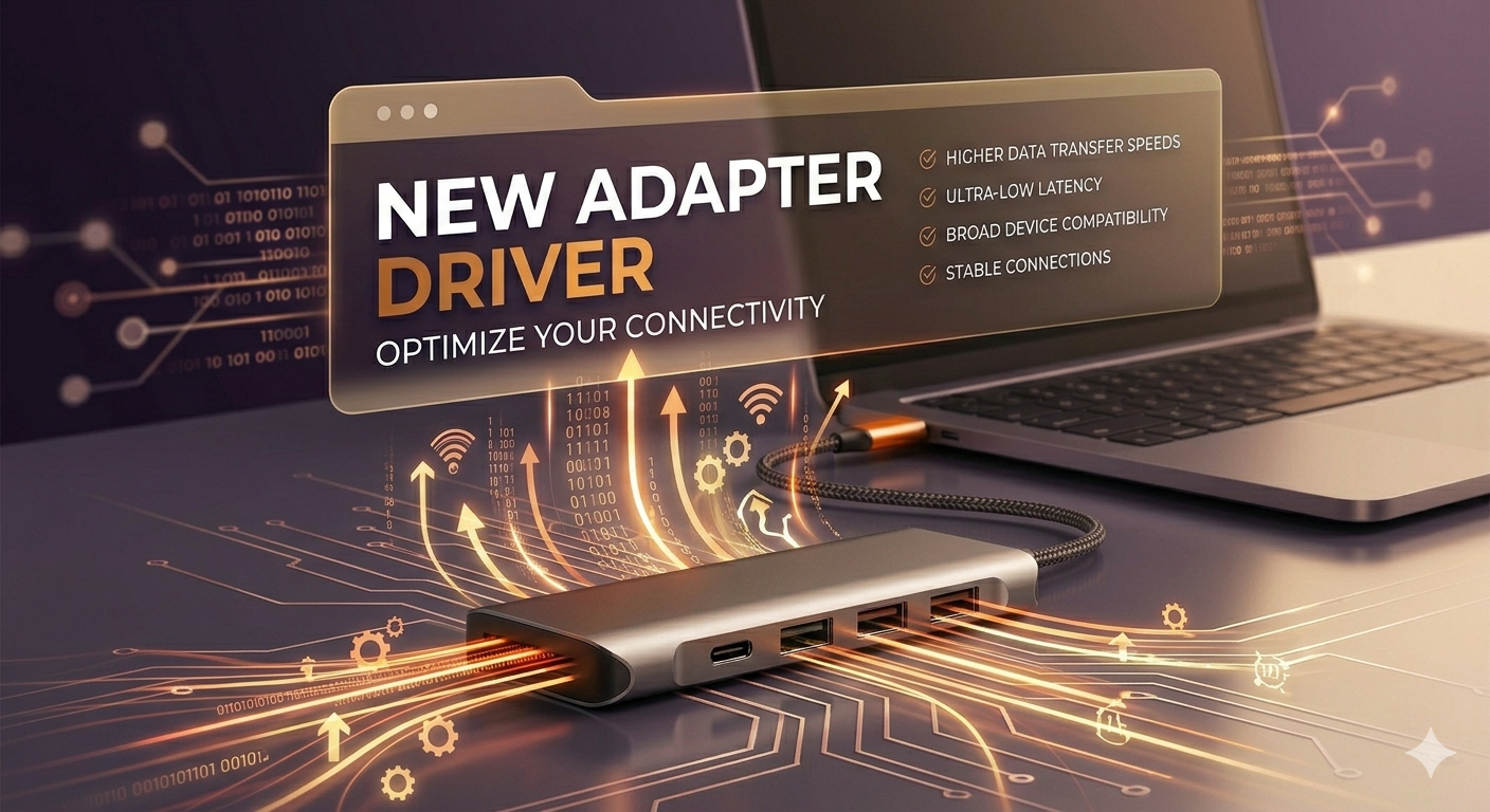 New Network Adapter driver optimising connectivity with higher data transfer speeds and low latency