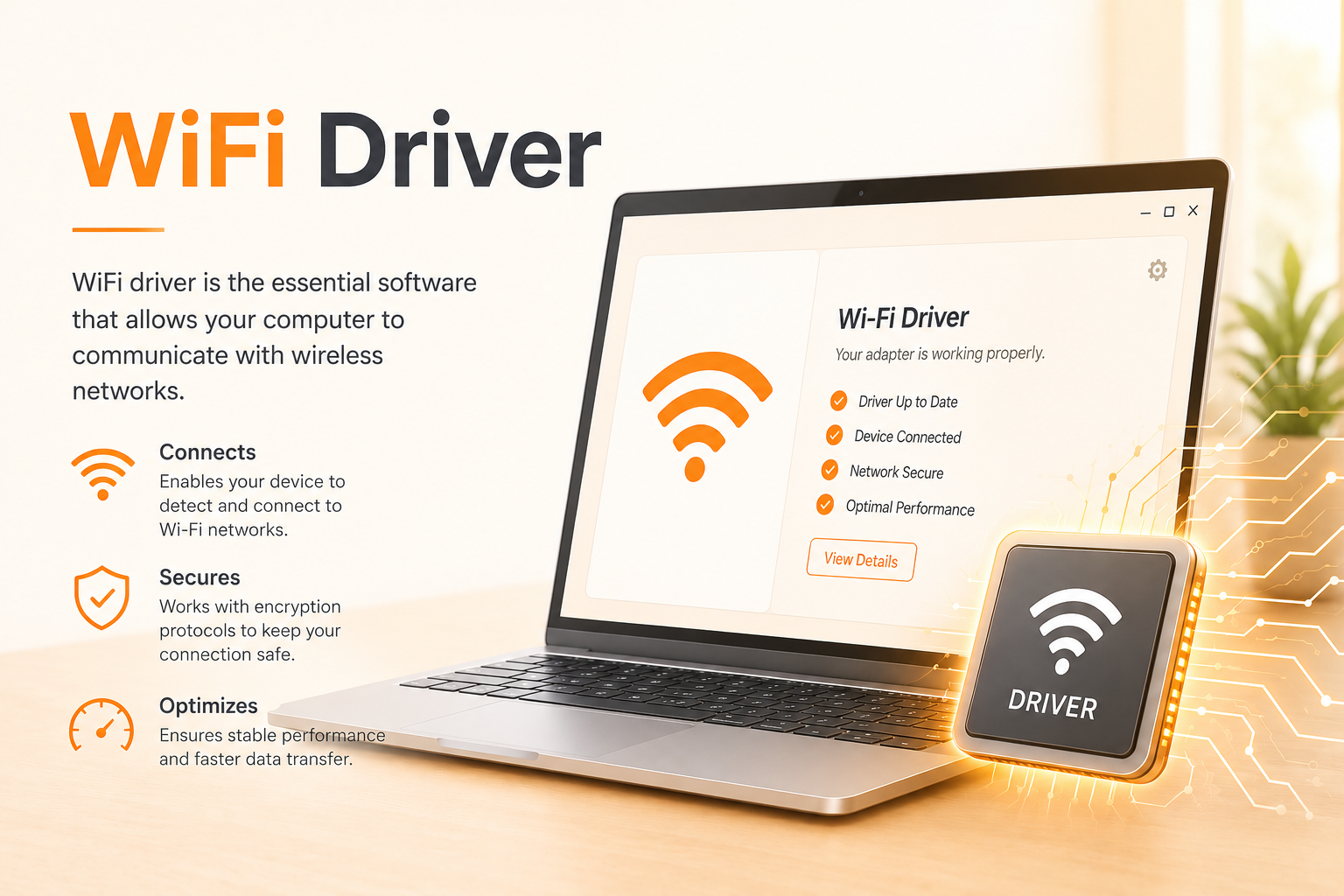 Wi-Fi driver — the essential software that lets your computer communicate with wireless networks